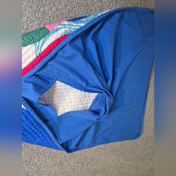 Hot Now Bright Multi Colored Geometric Pillowcase EUC - Picture 6 of 6